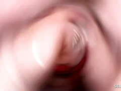 デカチン, デカパイ, フェラチオ, 乱交, ドイツ人, グループ, 淫乱熟女, 自然山雀