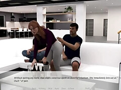 Dreidimensional, Blondine, Ehemann, Massage, Milf, Mutti, Titten, Ehefrau
