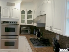 デカ尻, デカパイ, 黒人, フェラチオ, 茶髪の, 巨乳な, イく瞬間, ハードコア