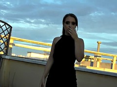 perfect ass Spanish realtor shows the apartment and gets fucked