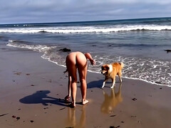 Leie, Nudist, Im freien, Öffentlich, Solo, Hoch, Titten, Spanner