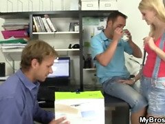 Cheating GF takes her BF's bro cock