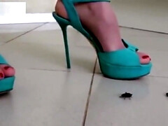 Cul, Beauté, Plantureuse, Classique, Femelle, Fétiche, Talons, Solo