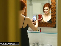 Sucer une bite, Gorge profonde, Queue, Hard, Époux mari, Interracial, Léchez, Rousse roux