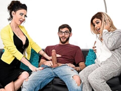 Enthousiasteling, Grote lul, Grote mammen, Hondjeshouding, Harig, Mager, Kousen, Tieten likken