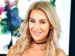 ブロンド, フェラチオ, バック, なめる, 淫乱熟女, オマンコ, 剃毛, ストッキング