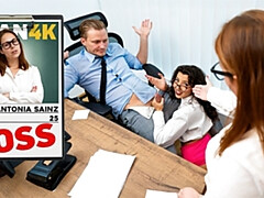 Gevangen, Vrouw, Brillen, Hardcore, Hd, Kantoor, Realiteit, Kousen