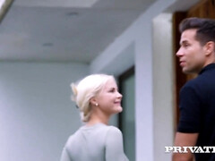 浴室, ブロンド, カップル, ハードコア, 自然山雀, オマンコ, 剃毛, オッパイの