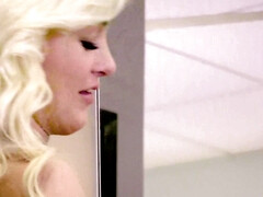 ブロンド, 茶髪の, 服従, レズビアン, なめる, 自然山雀, オマンコ, スパンキング