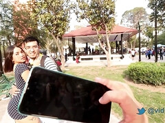 素人, フェラチオ, イく瞬間, 顔射, 自家製, ラティーナ, オッパイの