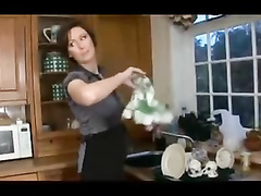 Mom in kitchen
