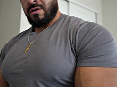 Asiático, Francés, Gay, Peludo, Latina, Masaje, Músculo, Solo