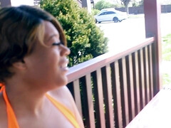 素人, デカチン, デカパイ, フェラチオ, イく瞬間, 黒人, 自然山雀, アウトドア