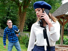 お尻, ブロンド, フェラチオ, 捕まる, 手コキする, オナニー, ティーン, のぞき