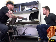 Anal, Mamada, Estilo perrito, Gay, Músculo, Oficina, Realidad, Pelirrojo