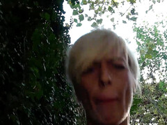 POV sex with blonde MILF Vicky Hundt in nature