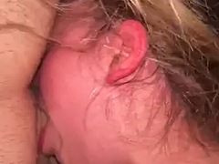 Stupid doll humiliated while gagging on daddys cock, hardcore POV missionary and facial ending