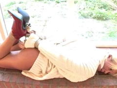 Bondage domination sadisme masochisme, Blonde, Bondage, Femelle, Bâillonner, Attachée