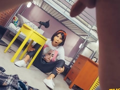 フェラチオ, 捕まる, バック, ホテル, ガリガリ, ティーン, オッパイの, のぞき