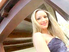 Blond, suck off, anal-creampie