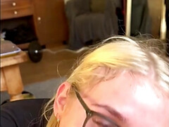 Cul, Blonde, Sucer une bite, Queue, Hd, Fait maison, Nénés