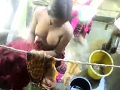 素人, インド人, アウトドア, シャワー