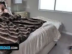 shhh, it's just me big stepbro. i couldn't fight back degustating your big black cock again