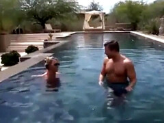 Большая жопа, Бикини, Блондинки, Член, Немки, Домашнее видео, Милф, Бассейн