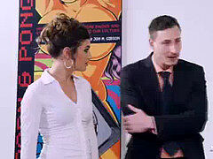 フェラチオ, 茶髪の, イく瞬間, ヨーロピアン, 顔射, 毛深い, 下着, スペイン人