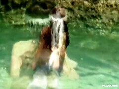 Strand, Mooi, Classisch, Schattig, Diep in de keel, Vrouw, Tepels, Alleen