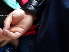 Sucer une bite, Brésilienne, Brunette brune, Queue, Grosse, Peloter, Hard, Public