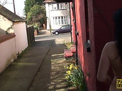 イギリス人, 淫乱熟女, ヌード, アウトドア, 現実, タトゥー