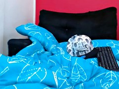 Tir de sperme, Fille latino, Masturbation