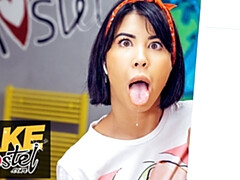 デカチン, フェラチオ, 茶髪の, 面白, Hd, 日本人, オーガズム, オッパイの