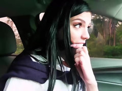 素人, 黒人, フェラチオ, 車, バック, 顔射, 自然山雀, 剃毛