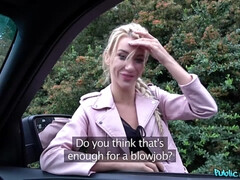 Verga grande, Perra, Rubia, Tetas naturales, Público, Ruso, Chupando, Tetas