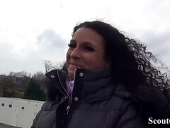 Amateur, Anal, Brunette brune, Tir de sperme, Allemand, Hard, Jarretelles, Nénés