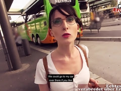 18 летние, Немки, Очки, На природе, От первого лица, На публике, Студентка, Молоденькие
