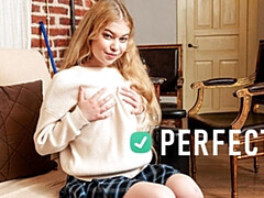 18 jaar, Enthousiasteling, Vrouw, Fetisj, Hd, Masturbatie, Orgasme, Alleen