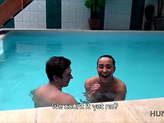 カップル, 浮気する, Hd, 自家製, プール, 妻