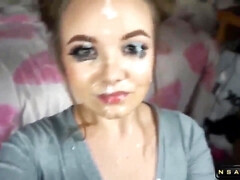 18 летние, Любители, Минет, Сборник, Семяизвержение, Сперма на лице, Домашнее видео, Молоденькие