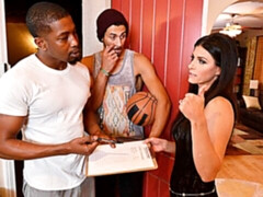 Черные, Минет, Брюнетки, Двойное проникновение, Секс без цензуры, Межрасовый секс, Молоденькие, Втроем