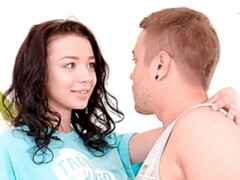 アナル, 茶髪の, バック, キス, なめる, オマンコ, 剃毛, ティーン