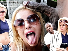 Leie, Grosser arsch, Blondine, Blasen, Hochschule, Schwanz, Interrassisch, Realität