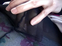 フェラチオ, イく瞬間, 顔射, 人妻の, 旦那, オフィス, 穴開きパンティ, 妻