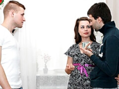 フェラチオ, 茶髪の, 浮気する, バック, 手コキする, なめる, ティーン, オッパイの