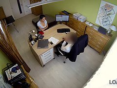 面接, チン, シゴき, 淫乱熟女, 母, お金, 義母, フェラする