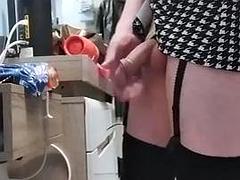 Amateur, Travestis, Tir de sperme, Lingerie, Masturbation, Mature, Mère que j'aimerais baiser, Solo