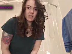 Tussi, Weibliche domination, Fetisch, Flashen, Lecken, Masturbation, Rotschopf, Solo