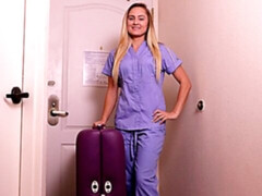 Blonde, Fétiche, Massage, Masturbation, Infirmière, Dénudage, Adolescente, Nénés